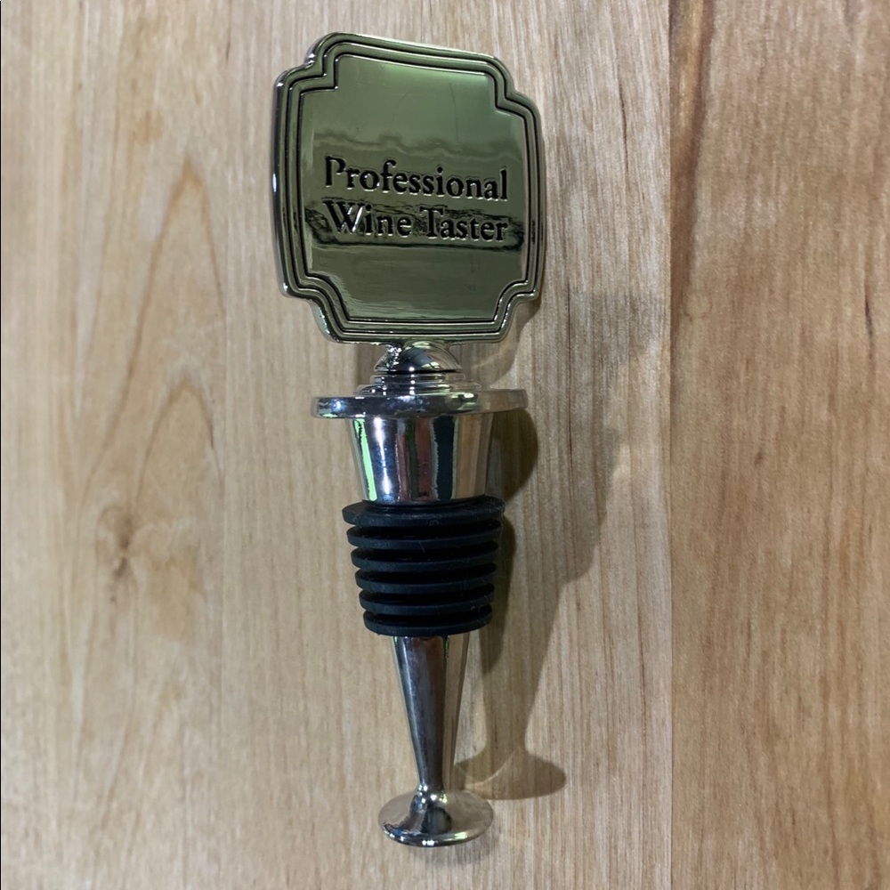 “Professional Wine Taster” wine stopper.